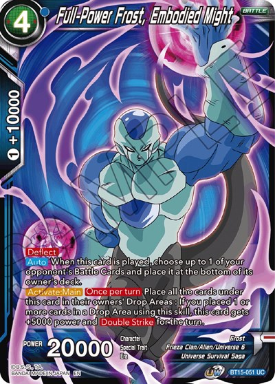 Full-Power Frost, Embodied Might BT15-051
