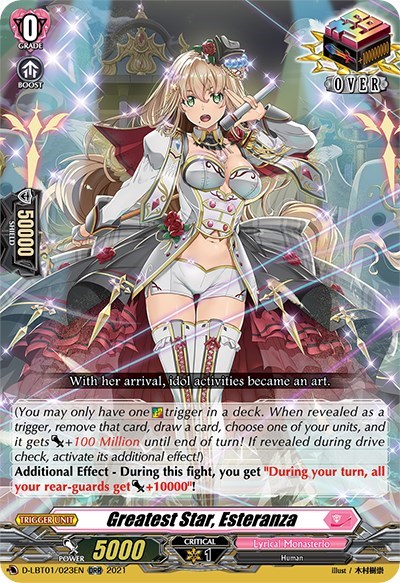 Greatest Star, Esteranza [D Format] D-LBT01/023EN