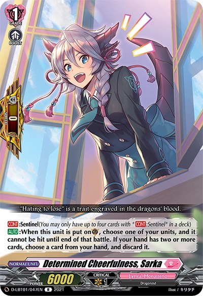 Determined Cheerfulness, Sarka [D Format] D-LBT01/047EN