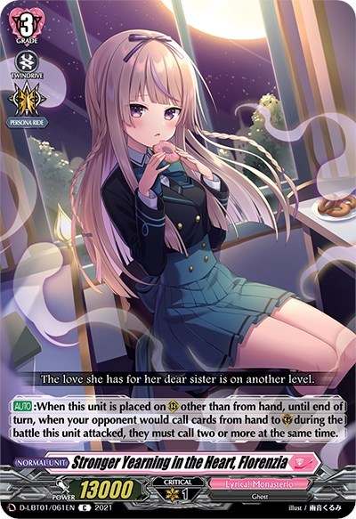 Stronger Yearning in the Heart, Florenzia [D Format] D-LBT01/061EN