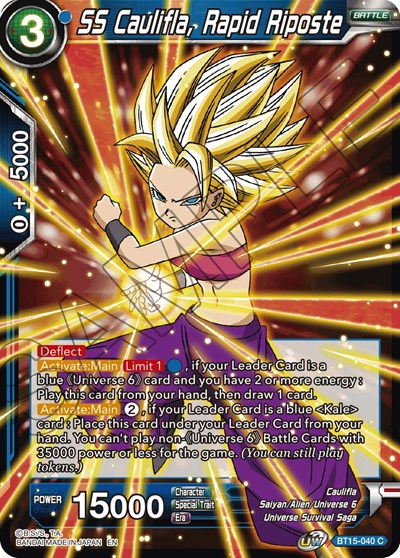 SS Caulifla, Rapid Riposte BT15-040