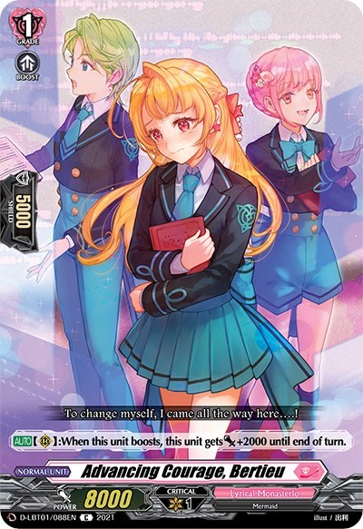 Advancing Courage, Bertieu [D Format] D-LBT01/088EN