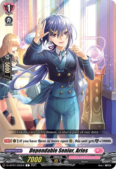 Dependable Senior, Aries [D Format] D-LBT01/093EN