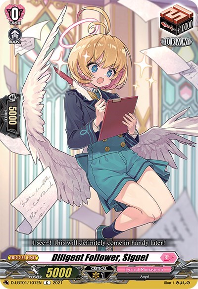 Diligent Follower, Siguel [D Format] D-LBT01/107EN