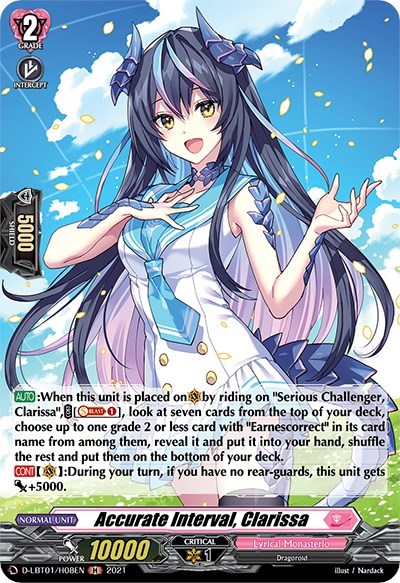 Accurate Interval, Clarissa [D Format] D-LBT01/H08EN