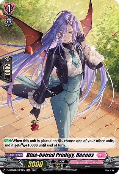 Blue-haired Prodigy, Receus [D Format] D-LBT01/H21EN