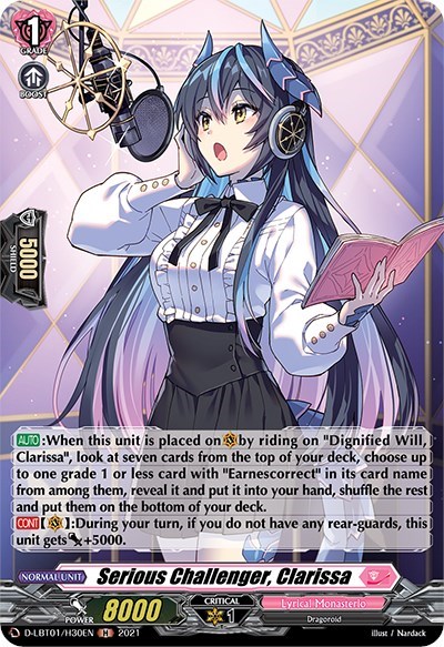 Serious Challenger, Clarissa [D Format] D-LBT01/H30EN