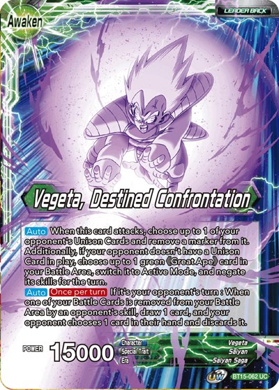 Vegeta // Vegeta, Destined Confrontation BT15-062