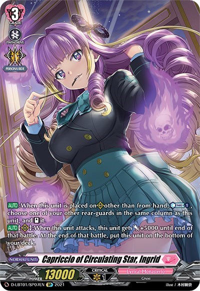 Capriccio of Circulating Star, Ingrid [D Format] D-LBT01/SP07EN