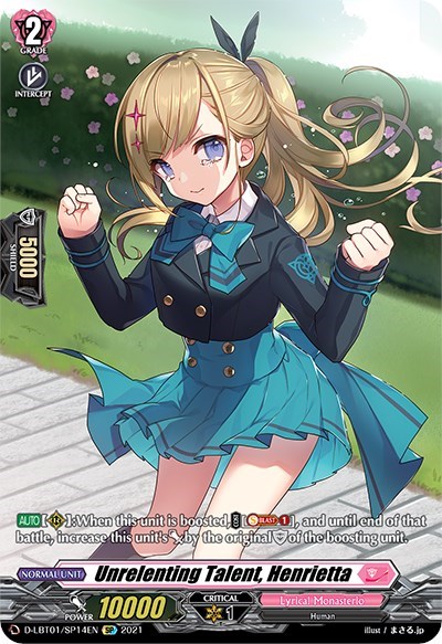 Unrelenting Talent, Henrietta [D Format] D-LBT01/SP14EN