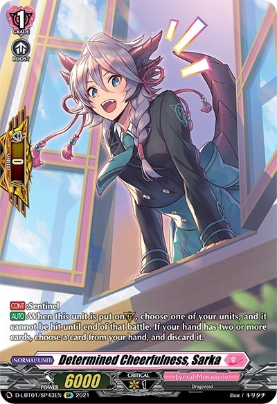 Determined Cheerfulness, Sarka [D Format] D-LBT01/SP43EN