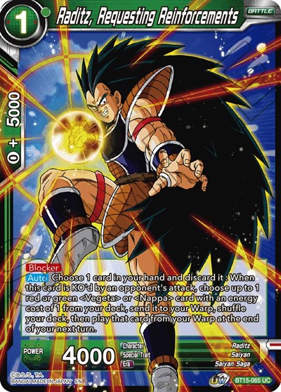 Raditz, Requesting Reinforcements BT15-065