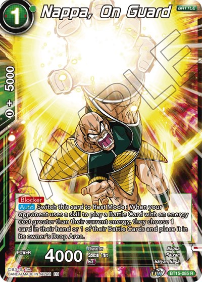 Nappa, On Guard BT15-085