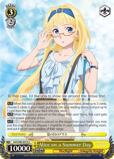 Alice on a Summer Day SAO/S80-E019 U
