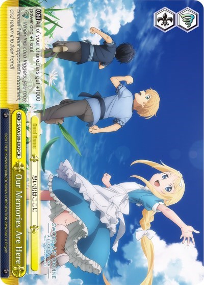 Our Memories Are Here SAO/S80-E029 CR