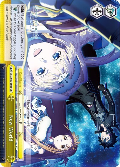 New World SAO/S80-E031 CC