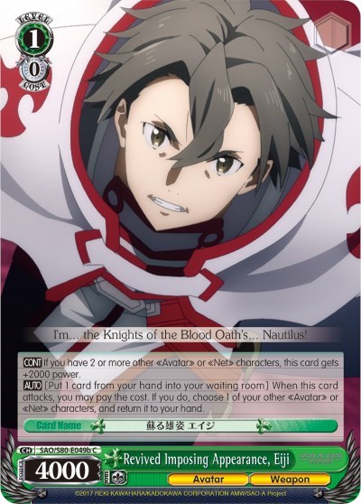 Revived Imposing Appearance, Eiji SAO/S80-E049b C