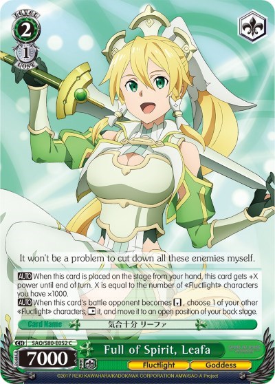 Full of Spirit, Leafa SAO/S80-E052 C