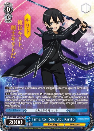 Time to Rise Up, Kirito