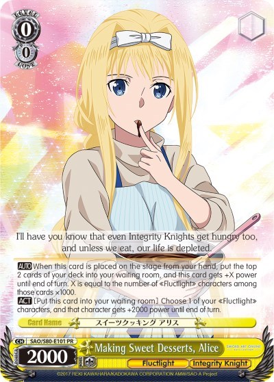 Making Sweet Desserts, Alice SAO/S80-E101 PR