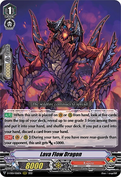 Lava Flow Dragon [V Format] D-VS01/026EN