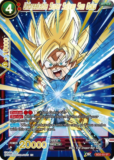 Unbreakable Super Saiyan Son Goku SD2-03