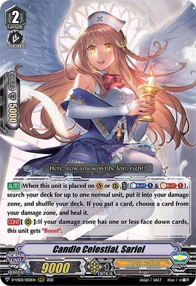 Candle Celestial, Sariel [V Format] D-VS02/002EN