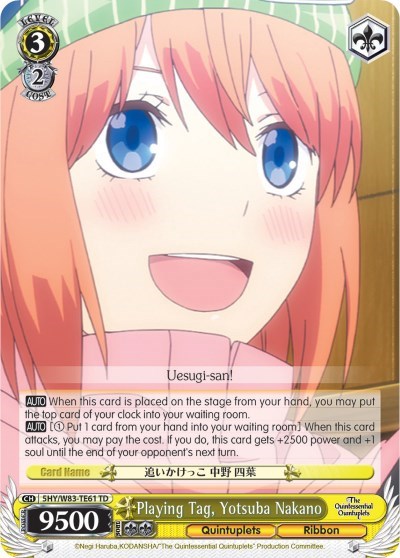 Playing Tag, Yotsuba Nakano 5HY/W83-TE61 TD