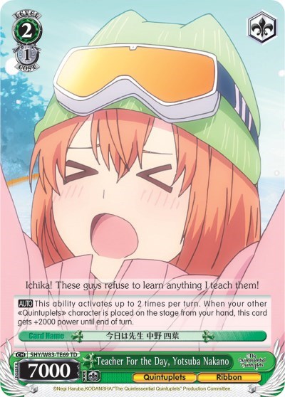Teacher For the Day, Yotsuba Nakano 5HY/W83-TE69 TD