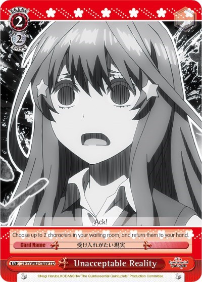 Unacceptable Reality 5HY/W83-TE89 TD