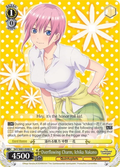Overflowing Charm, Ichika Nakano 5HY/W83-E008 R