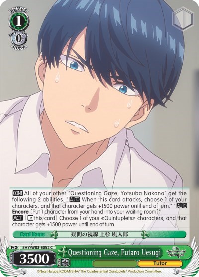 Questioning Gaze, Futaro Uesugi 5HY/W83-E052 C