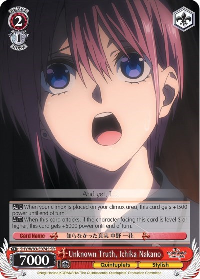 Unknown Truth, Ichika Nakano 5HY/W83-E074S SR
