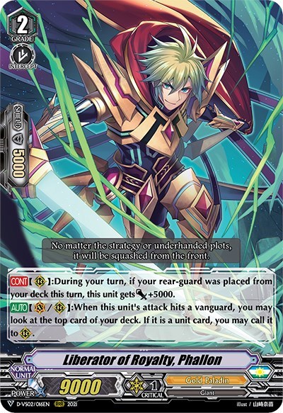 Liberator of Royalty, Phallon [V Format] D-VS02/016EN