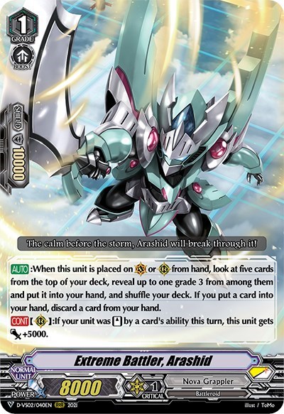 Extreme Battler, Arashid [V Format] D-VS02/040EN