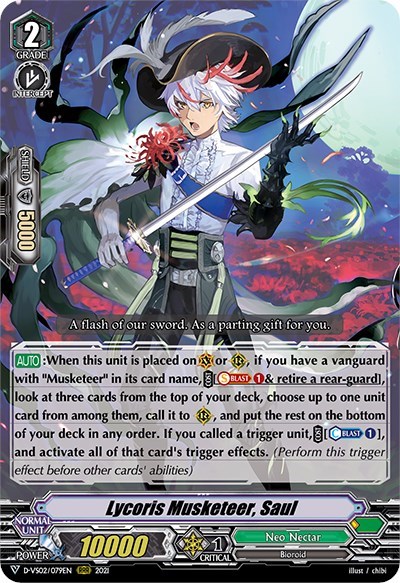 Lycoris Musketeer, Saul [V Format] D-VS02/079EN