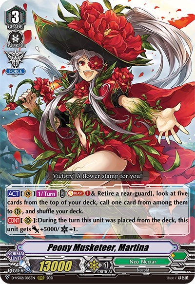 Peony Musketeer, Martina [V Format] D-VS02/083EN