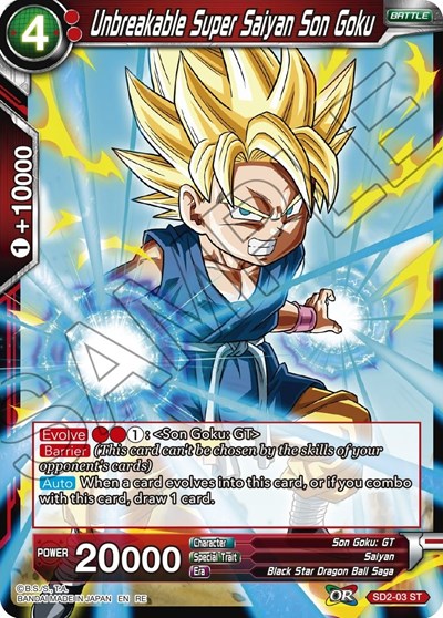 Unbreakable Super Saiyan Son Goku SD2-03