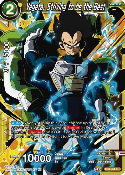 Vegeta, Striving to be the Best TB3-051
