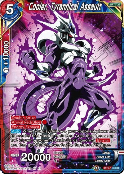 Cooler, Tyrannical Assault BT9-103