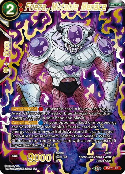 Frieza, Mutable Menace P-201