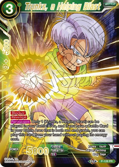 Trunks, a Helping Blast P-128