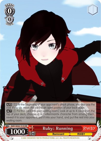 Ruby: Running RWBY/WX03-T01R RRR