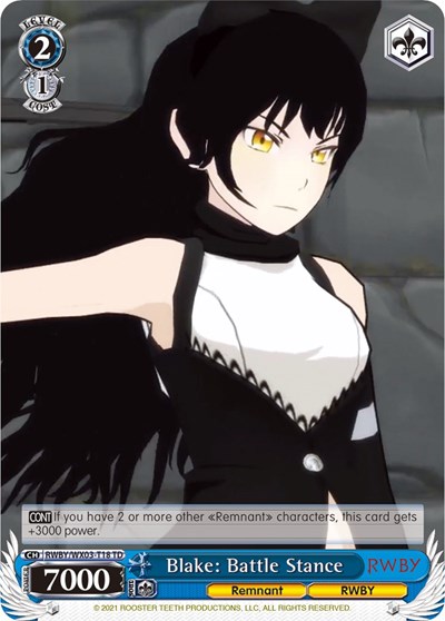 Blake: Battle Stance RWBY/WX03-T18 TD