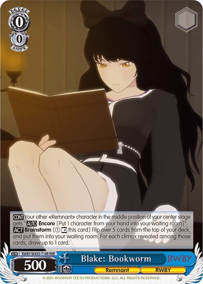 Blake: Bookworm RWBY/WX03-T14R RRR