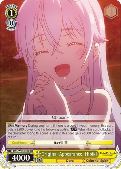 Original Appearance, Hibiki 