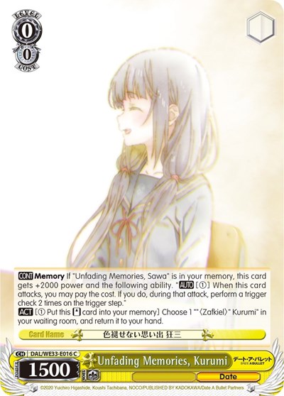 Unfading Memories, Kurumi 