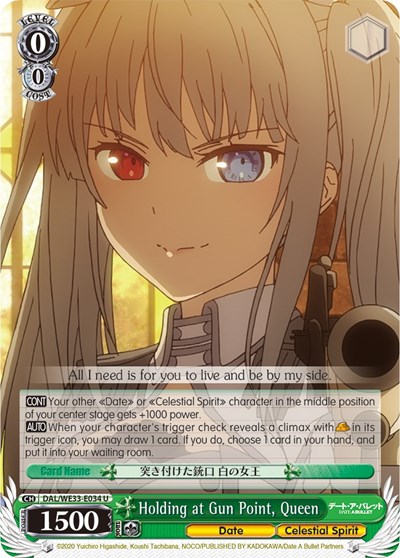 Holding at Gun Point, Queen 