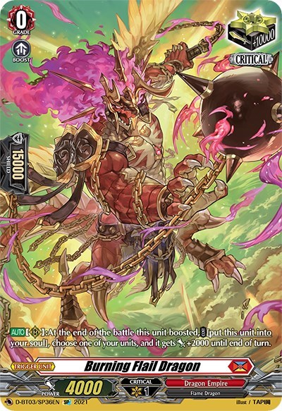 Burning Flail Dragon [D Format] D-BT03/SP36EN