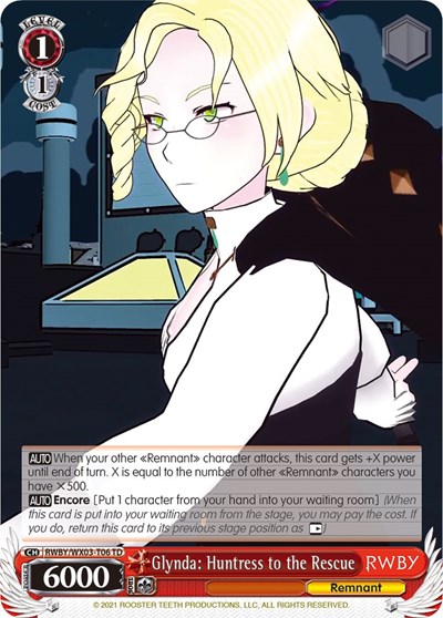 Glynda: Huntress to the Rescue RWBY/WX03-T06 TD